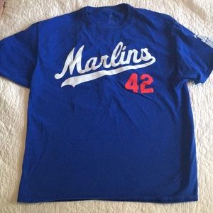 Exclusive Miami Marlins T-Short Giveaway Mens XL
